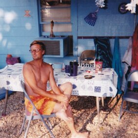 Photo - Jerry relaxing. null